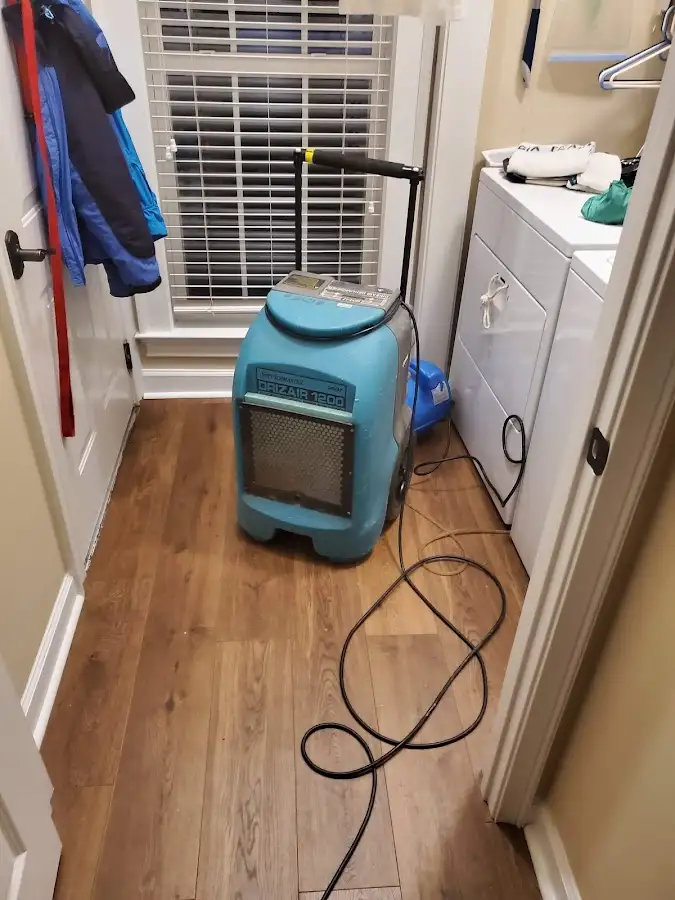 Commercial dehumidifier deployed for Flood Damage Cleanup in Veneta